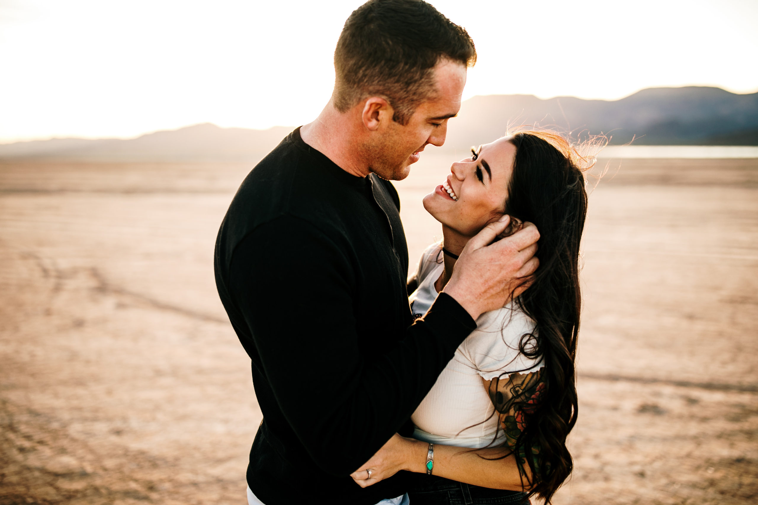 dry lake bed engagement