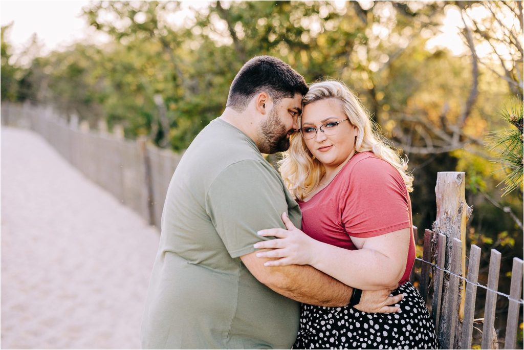 lewes beach engagement photos