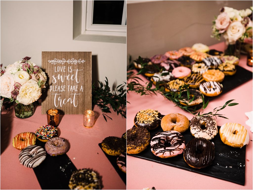 wedding cake donuts