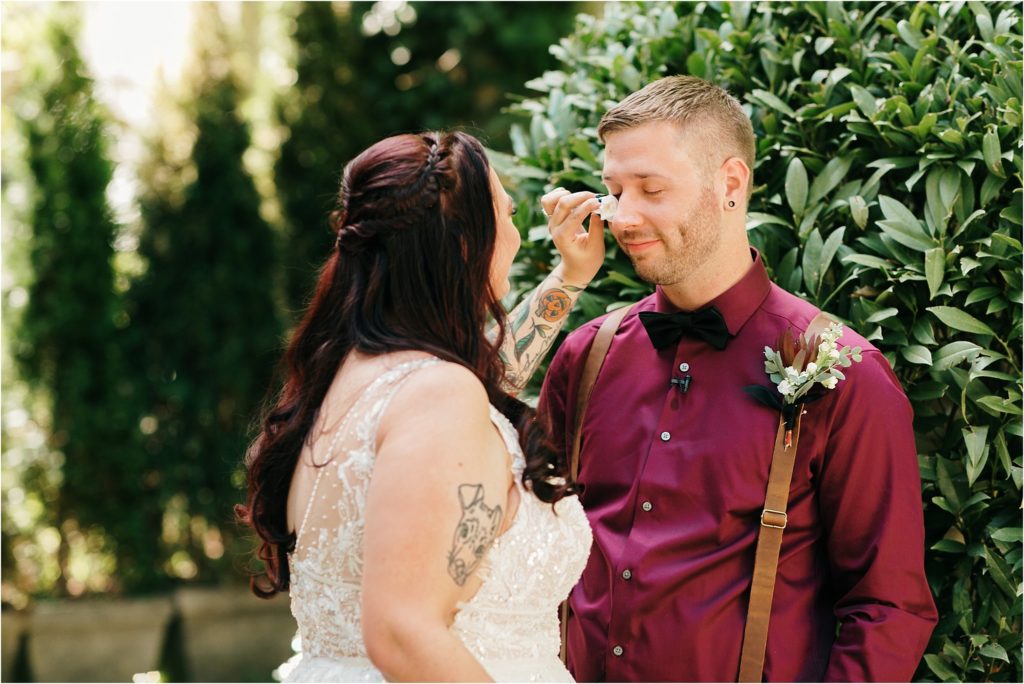 old mill rose valley wedding