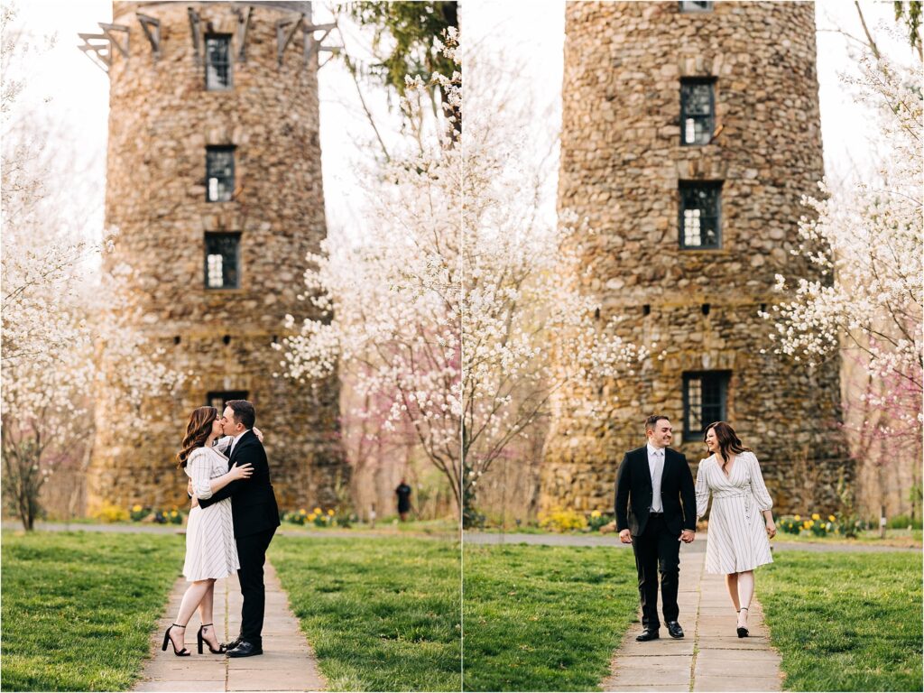 spring cross estate gardens engagement
