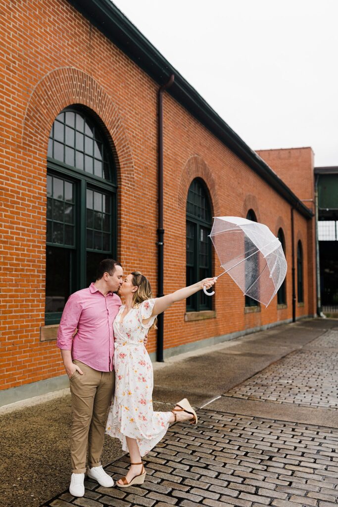 liberty state park engagement photos